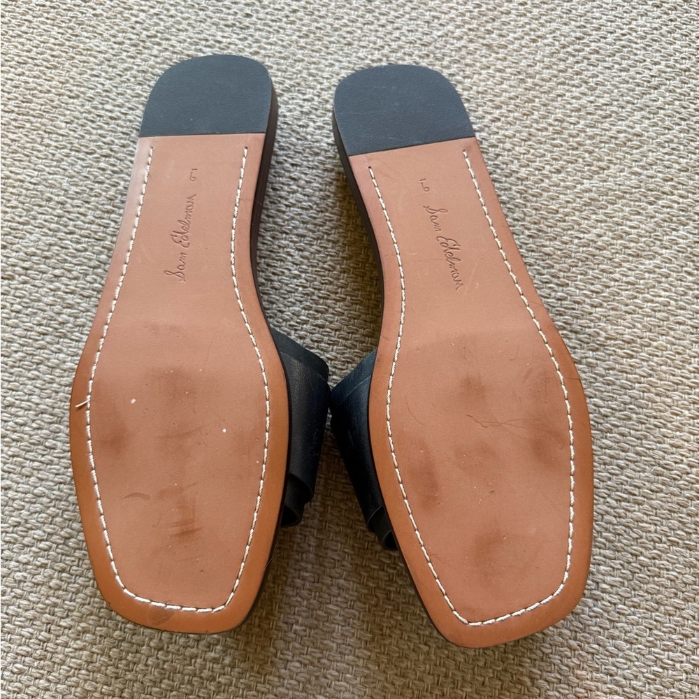 Sam Edelman Black Slide Sandals - Picture 3 of 5